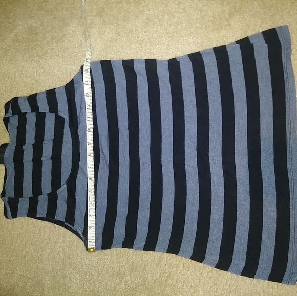 INC Navy & Black Striped Tank Top - Picture 8 of 8